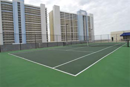 Majestic Beach Tower Condos Tennis Courts
